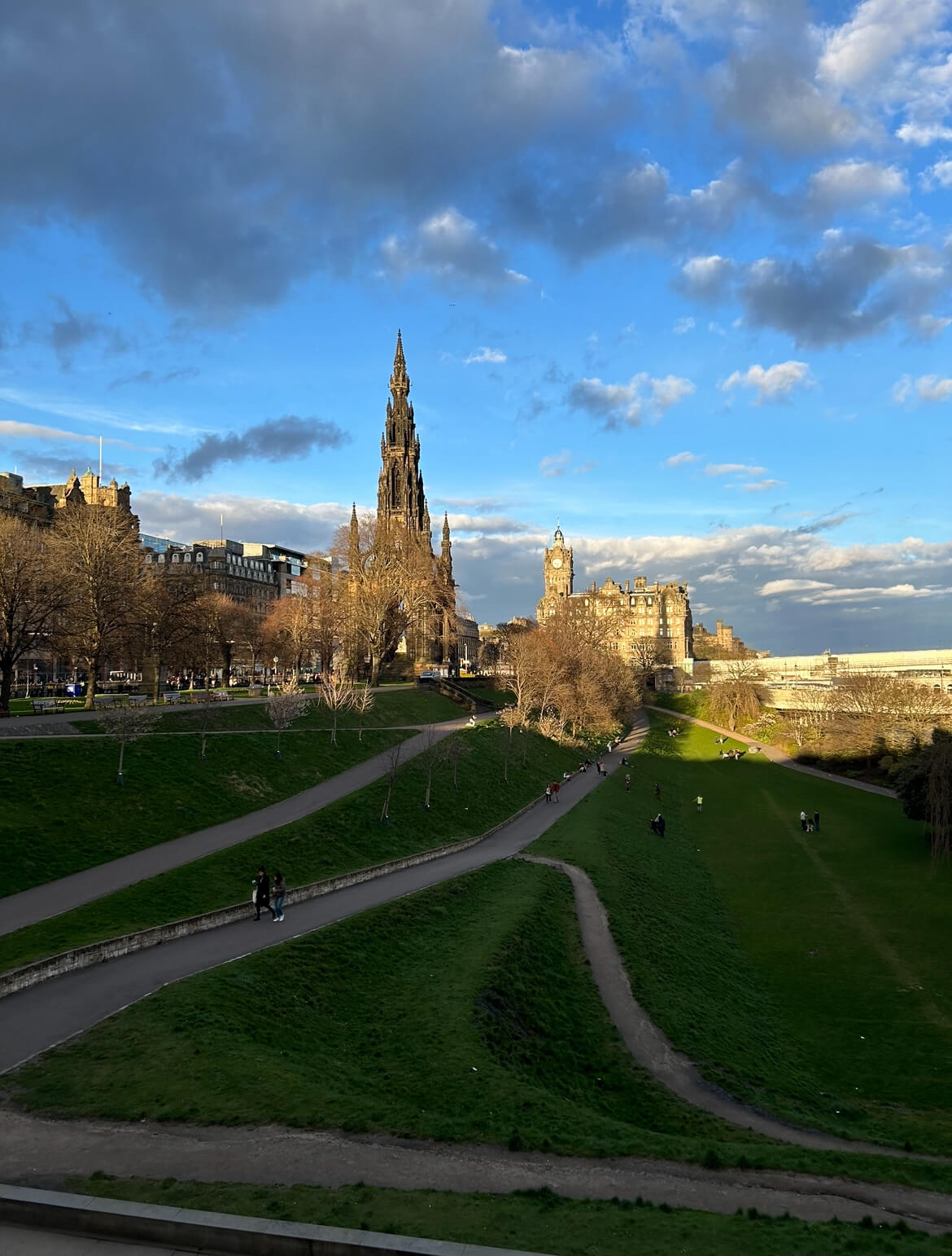 Scott Monument in Edinburgh Scotland